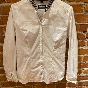 Barbour Houndstooth Blouse